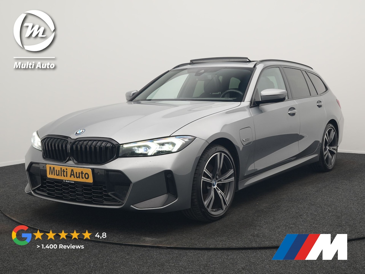 BMW 3-serie Touring - 330e M Sport FACELIFT Plug In Hybrid 293pk Dealer O.H. PHEV | Trekhaak Af Fabriek | Panoda - AutoWereld.nl