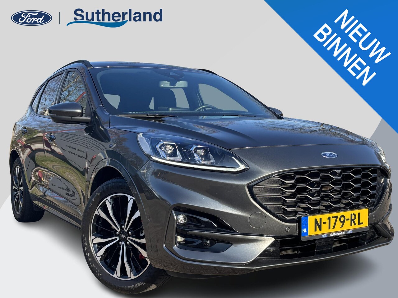 Ford Kuga - 2.5 PHEV ST-Line X 225pk Wegklapbare Trekhaak | Adaptieve Cruise | Winterpack | 19 inch | - AutoWereld.nl