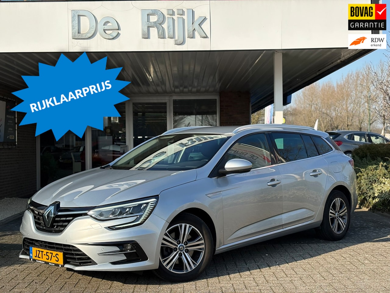 Renault Mégane E-Tech - Estate 1.6 Plug-In Hybrid 160 Intens | Navi, PDC, Cruise, Stoel+Stuurverw., Sfeerverlichti - AutoWereld.nl