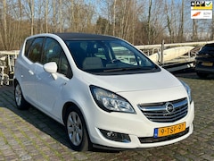 Opel Meriva - 1.4 Turbo Cosmo 2e eigenaar dealer onderhouden navigatie airco cruis control parkeer senso
