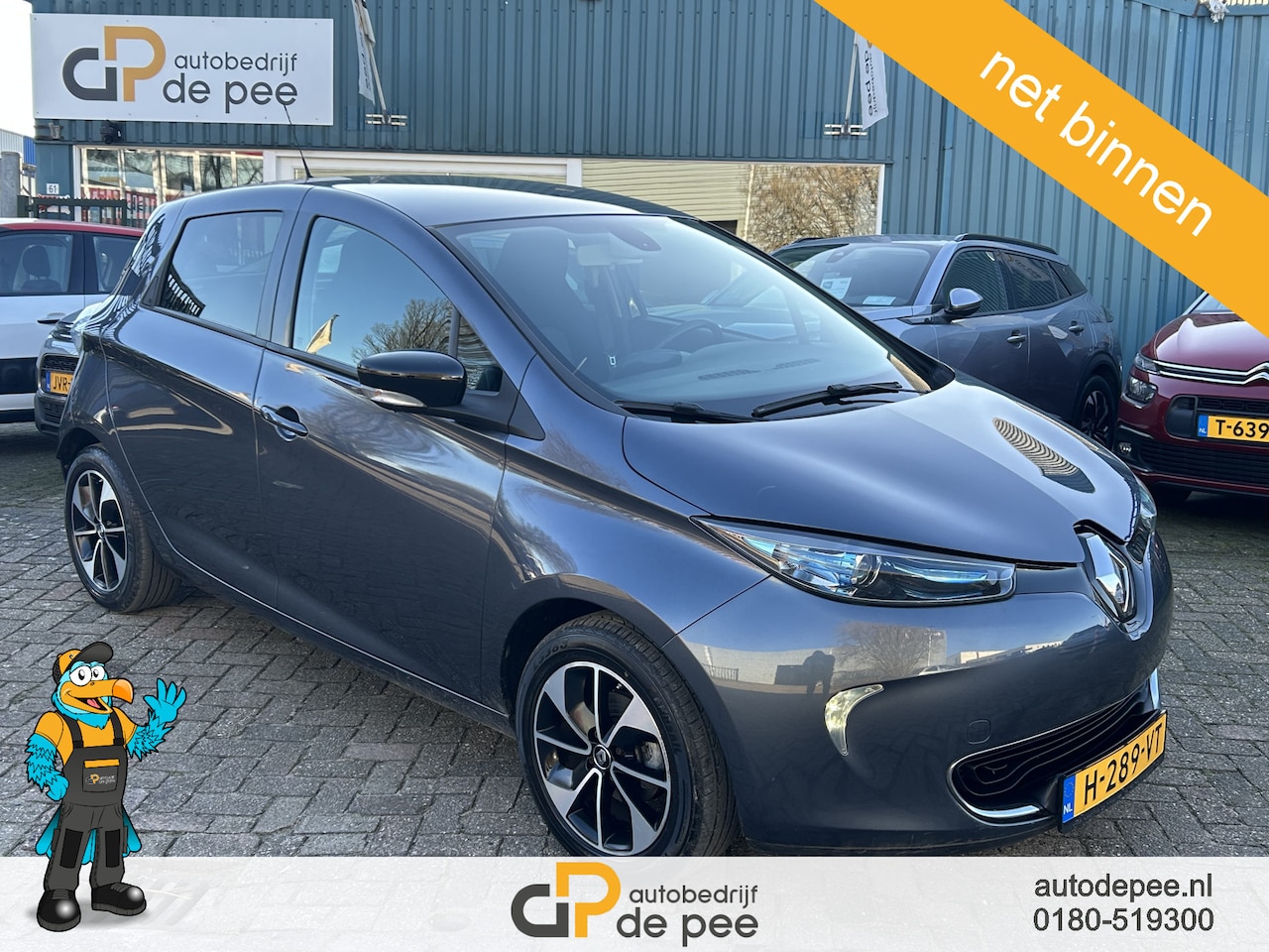 Renault Zoe - (incl. accu) R90 Intens 41 kWh GARANTIE/KOOPACCU/NAVI/CLIMA/CRUISE/LICHTM. rijklaarprijs! - AutoWereld.nl