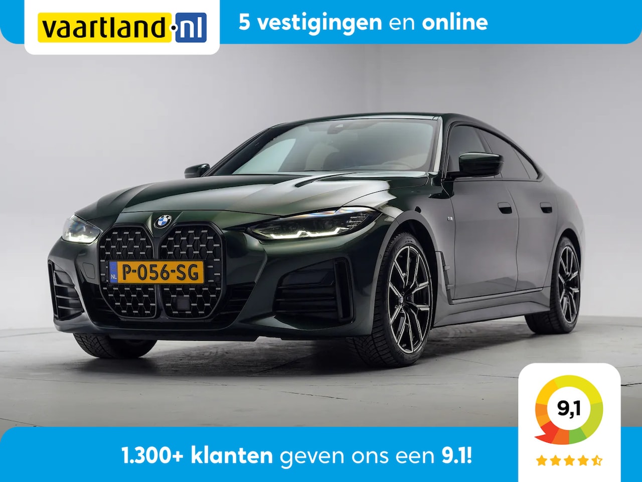 BMW 4-serie Gran Coupé - 420i M Sport High Executive Shadow [ Sanremogroen! ] [ Head-up Harman/Kardon Leder ] - AutoWereld.nl