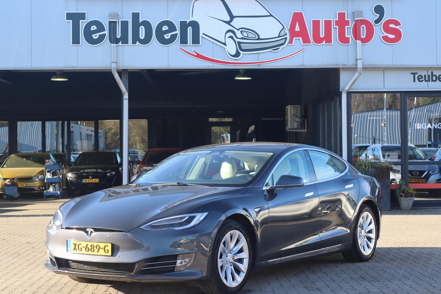 Tesla Model S - 75D Base 88,9% SOH, Autopilot computer 2.5, Cold Weather-pakket, Adaptieve cruise control, - AutoWereld.nl
