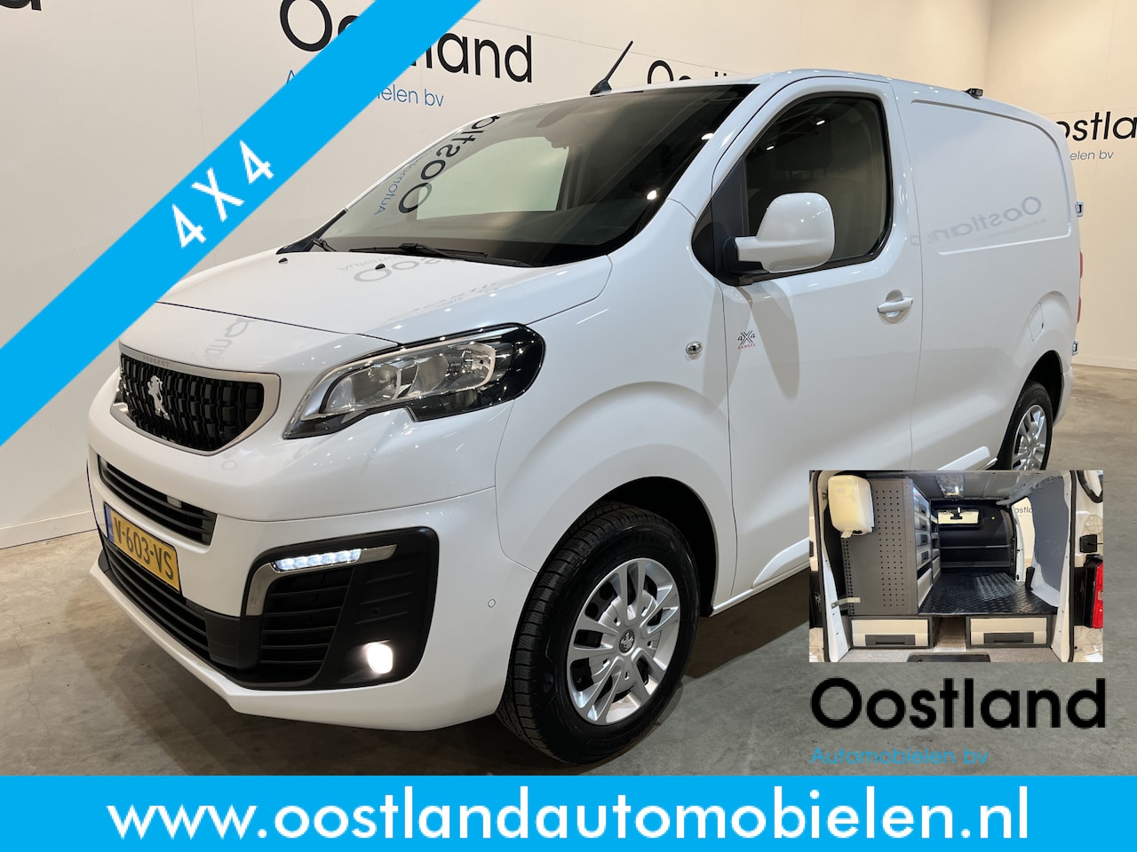 Peugeot Expert - 2.0 BlueHDI 120 PK Premium Pack Dangel 4X4 Servicebus / Bott Inrichting /220V. / Euro 6 / - AutoWereld.nl