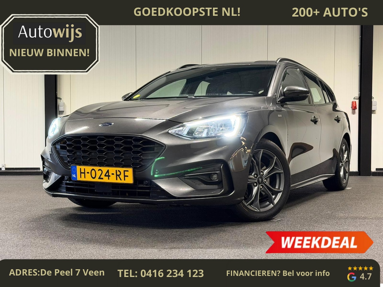 Ford Focus Wagon - 1.5 EcoBlue ST Line Business|D-RIEM VV|CAMERA|B&O|NAVI - AutoWereld.nl