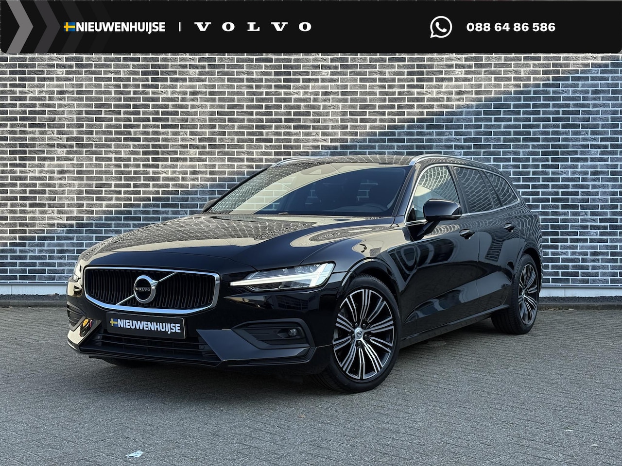 Volvo V60 - 2.0 B3 Business Pro | Adaptieve Cruise Control met dode hoekdetectie (BLIS) | Park Assist - AutoWereld.nl