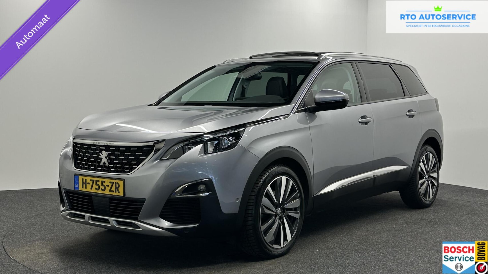 Peugeot 5008 - 1.2 PureTech Blue Lease Premium Avantage PANO CAMERA TREKHAAK CARPLAY NAVI LM. - AutoWereld.nl