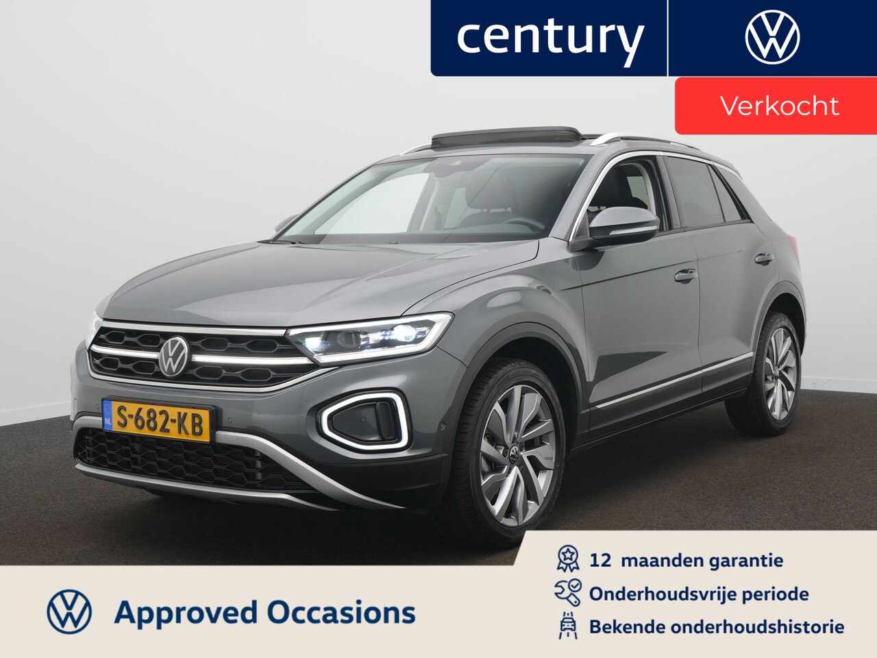 Volkswagen T-Roc - 1.5 TSI Style Panoramadak - Trekhaak - Camera - Navigatie - Clima - AutoWereld.nl