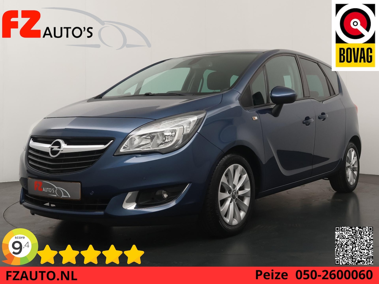 Opel Meriva - 1.4 Turbo Cosmo Automaat - Climate Control - Stoelverwarming - Trekhaak - AutoWereld.nl