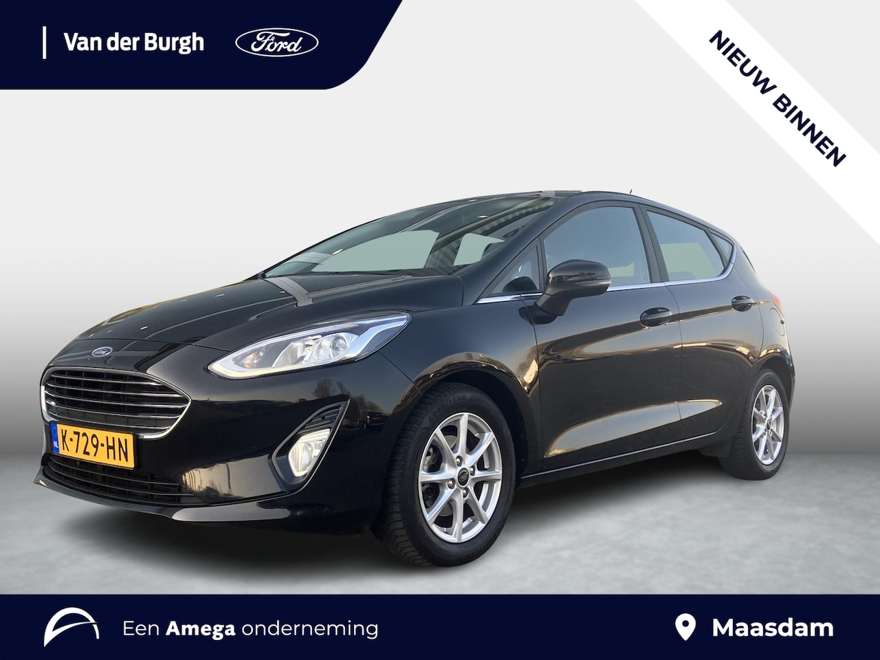 Ford Fiesta - 5-deurs Titanium 1.0 EcoBoost Hybrid 125pk Parkeersensoren - navigatiesysteem - lichtmetal - AutoWereld.nl