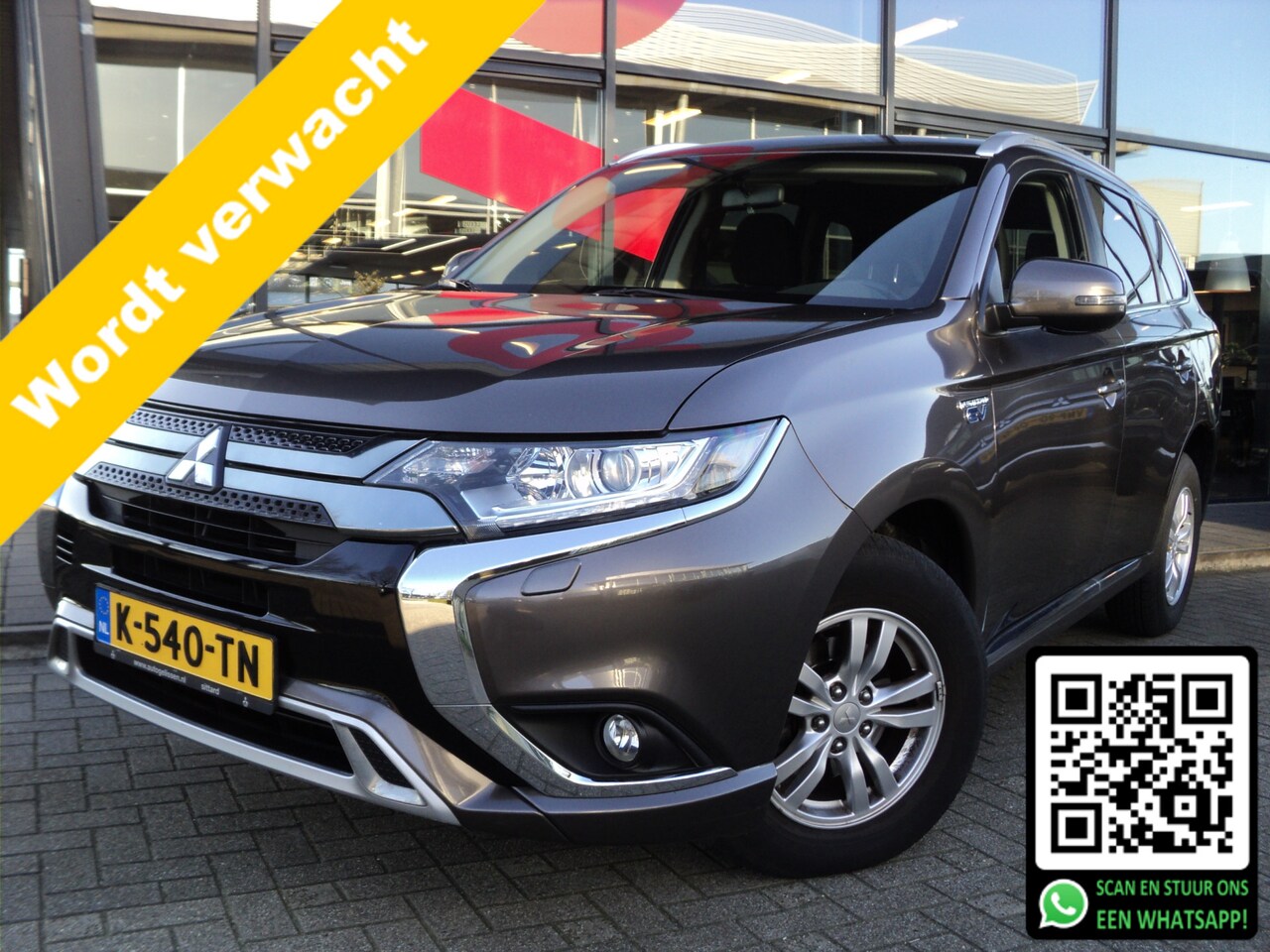 Mitsubishi Outlander - 2.4 PHEV Pure | AUTOMAAT | 240 PK | 4WD | TREKHAAK | 1E EIGENAAR | DEALER ONDERHOUDEN | - AutoWereld.nl