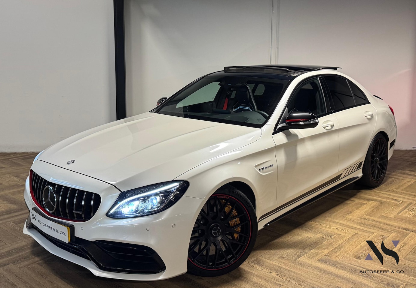 Mercedes-Benz C-klasse - AMG 63 S Edition 1 PANO HUD MEMORY VOL' - AutoWereld.nl