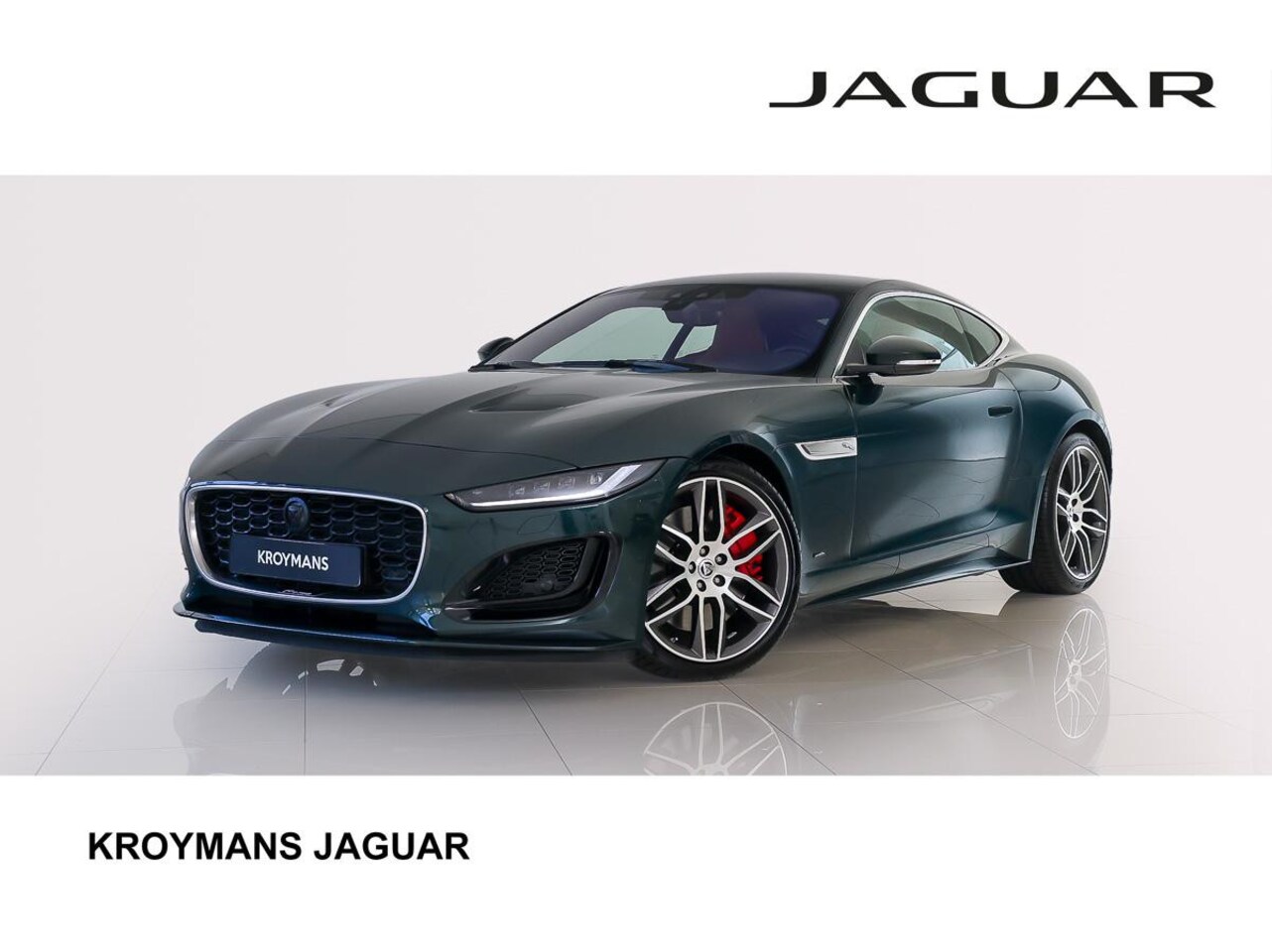 Jaguar F-type - P450 AWD 75 l V8 l British Racing Green l Performace Seats - AutoWereld.nl