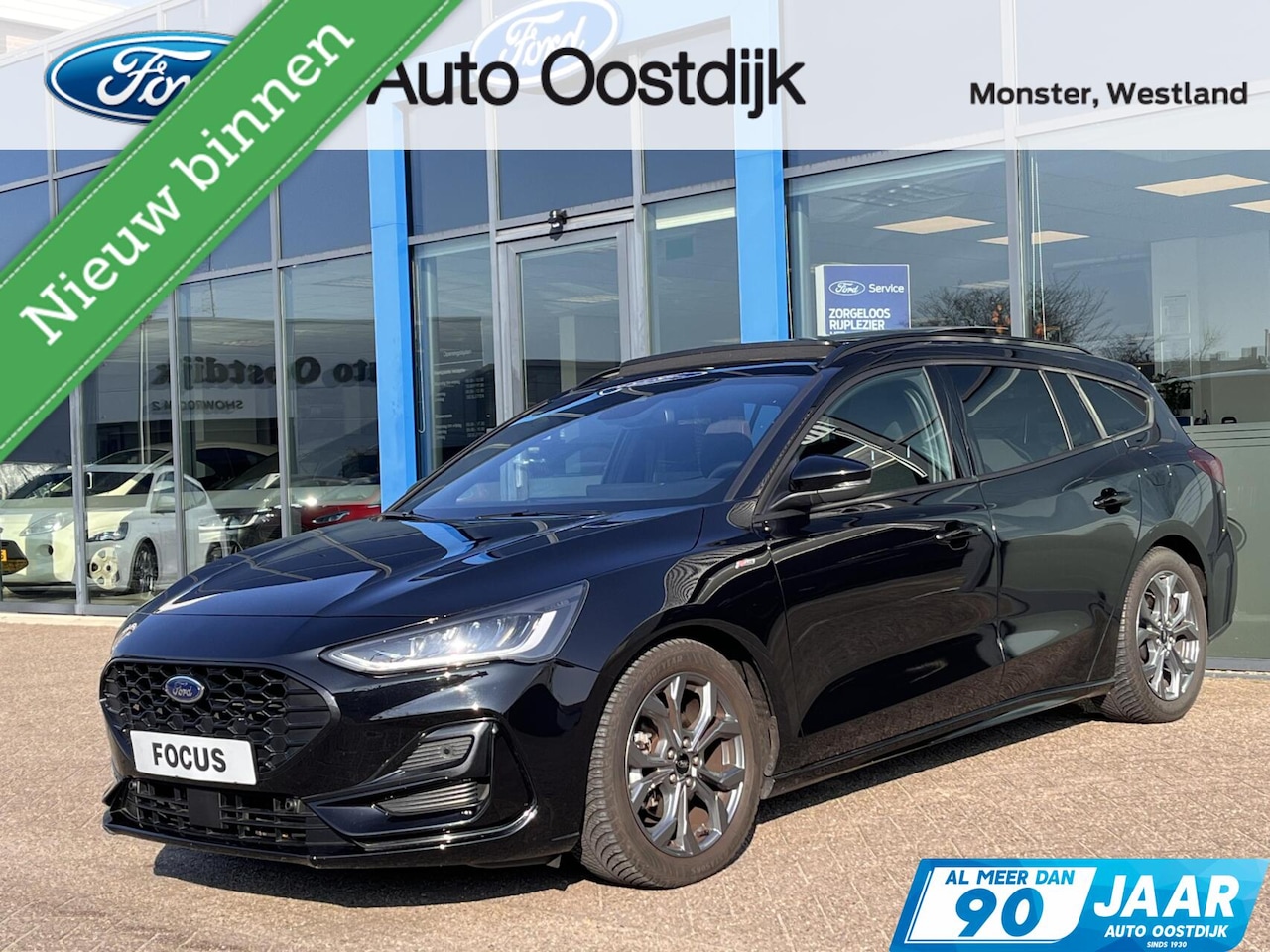 Ford Focus Wagon - 1.0 EcoBoost Hybrid ST Line X 155PK Automaat Winterpack Cruise Camera Parkeersensoren Clim - AutoWereld.nl