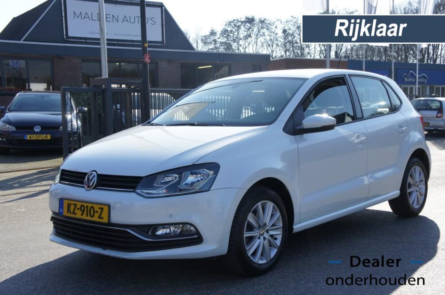 Volkswagen Polo - 1.2 TSI PARELMOER WIT NAVI/PDC/CRUISE/Apple Carplay/Android Auto PERFECTE STAAT - AutoWereld.nl
