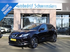 Nissan Qashqai - 1.2 Tekna CARPLAY STOELVERW. 360-CAMERA DAB HALFLEER 19"LMV NAVI CRUISE 2xPDC CLIMA ENZ
