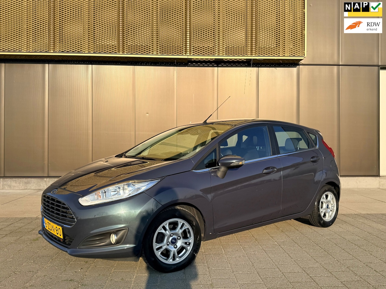Ford Fiesta - 1.6 TDCi Lease Titanium | Navi | Sony Blueth| Cruise | PDC | Clima | Start-stop | LM Velge - AutoWereld.nl