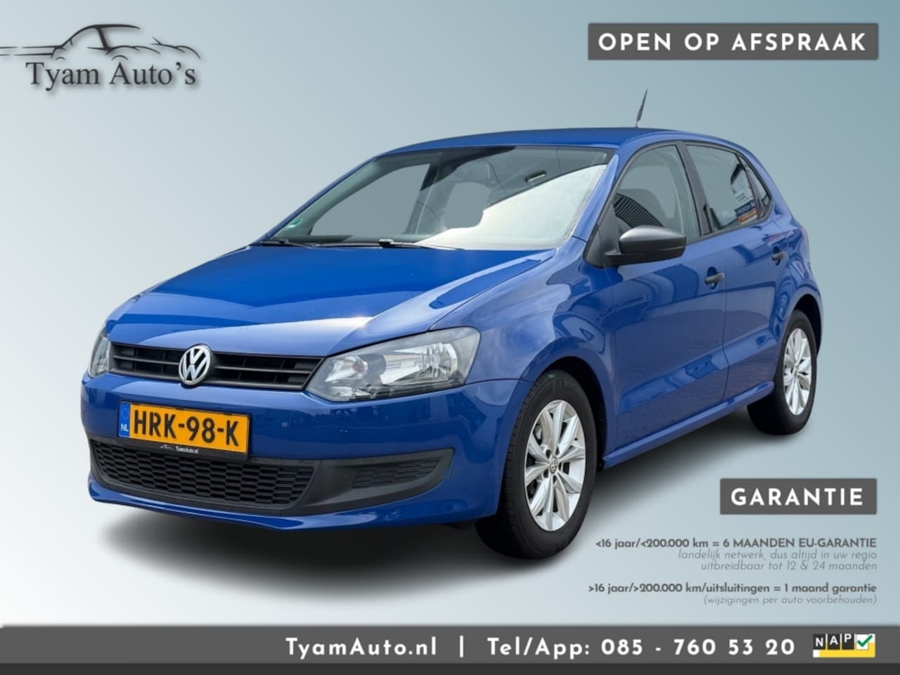 Volkswagen Polo - 1.2 BM TRENDLINE / AIRCO SPORTVELGEN COMFORT-PAKKET - AutoWereld.nl
