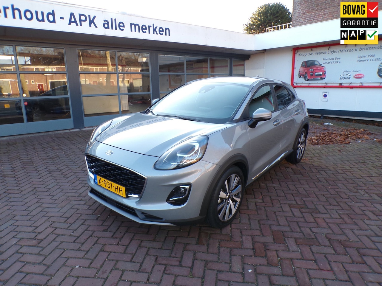 Ford Puma - 1.0 EcoBoost Hybrid Titanium X Navi./Apple Car Play/Android/18"LMV/Parkeersensoren achter/ - AutoWereld.nl
