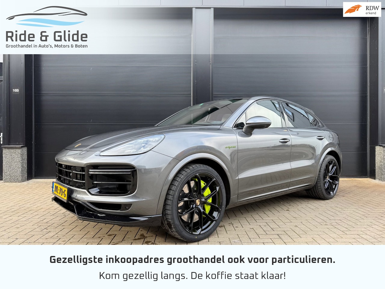 Porsche Cayenne Coupé - 3.0 E-Hybrid sportchrono turbo pakket - AutoWereld.nl