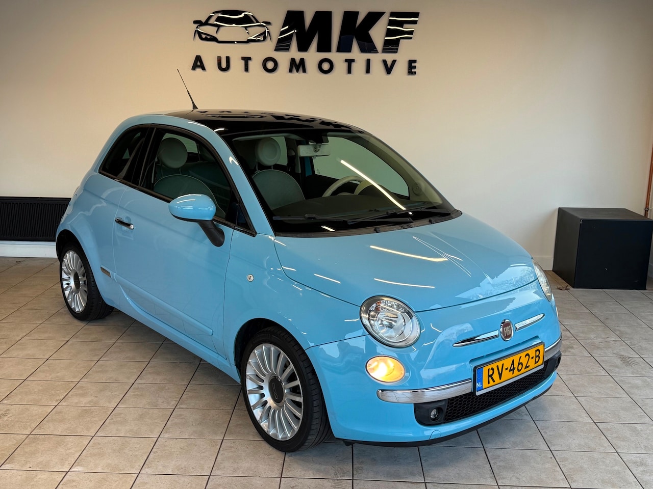 Fiat 500 - 0.9 TwinAir Pop 2011 Blauw Airco/PANO/LMV/NWE APK! - AutoWereld.nl