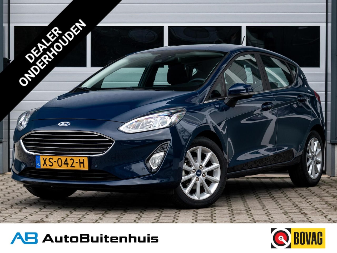 Ford Fiesta - 1.0 EcoBoost Titanium|1e Eigenaar|CLIMATE|KEYLESS|CARPLAY|PARKEERHULP|PDC|CRUISE|NAVI - AutoWereld.nl