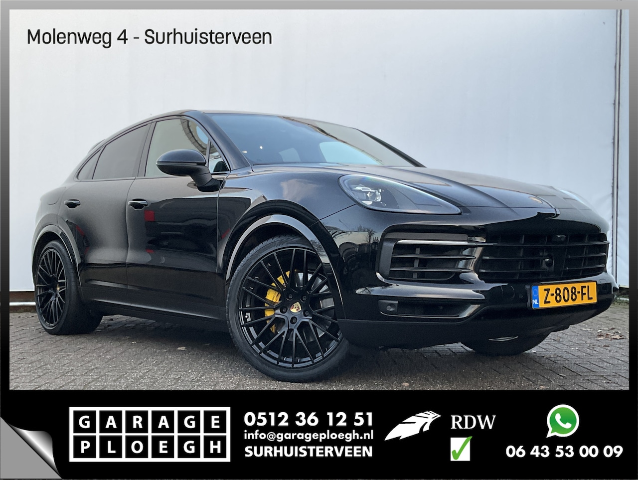 Porsche Cayenne Coupé - 3.0 E-Hybrid PHEV 360° Pano SportChrono Luchtvering Bose Carplay Leer Memory UITSTRALING! - AutoWereld.nl