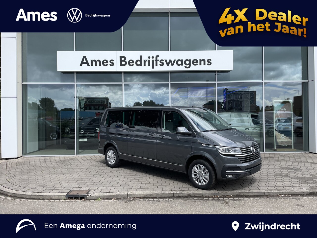 Volkswagen Transporter Caravelle - 2.0 TDI L2H1 32 DC Caravelle Highline | Led | Digital cockpit | Leer | Schuifdeuren elektr - AutoWereld.nl