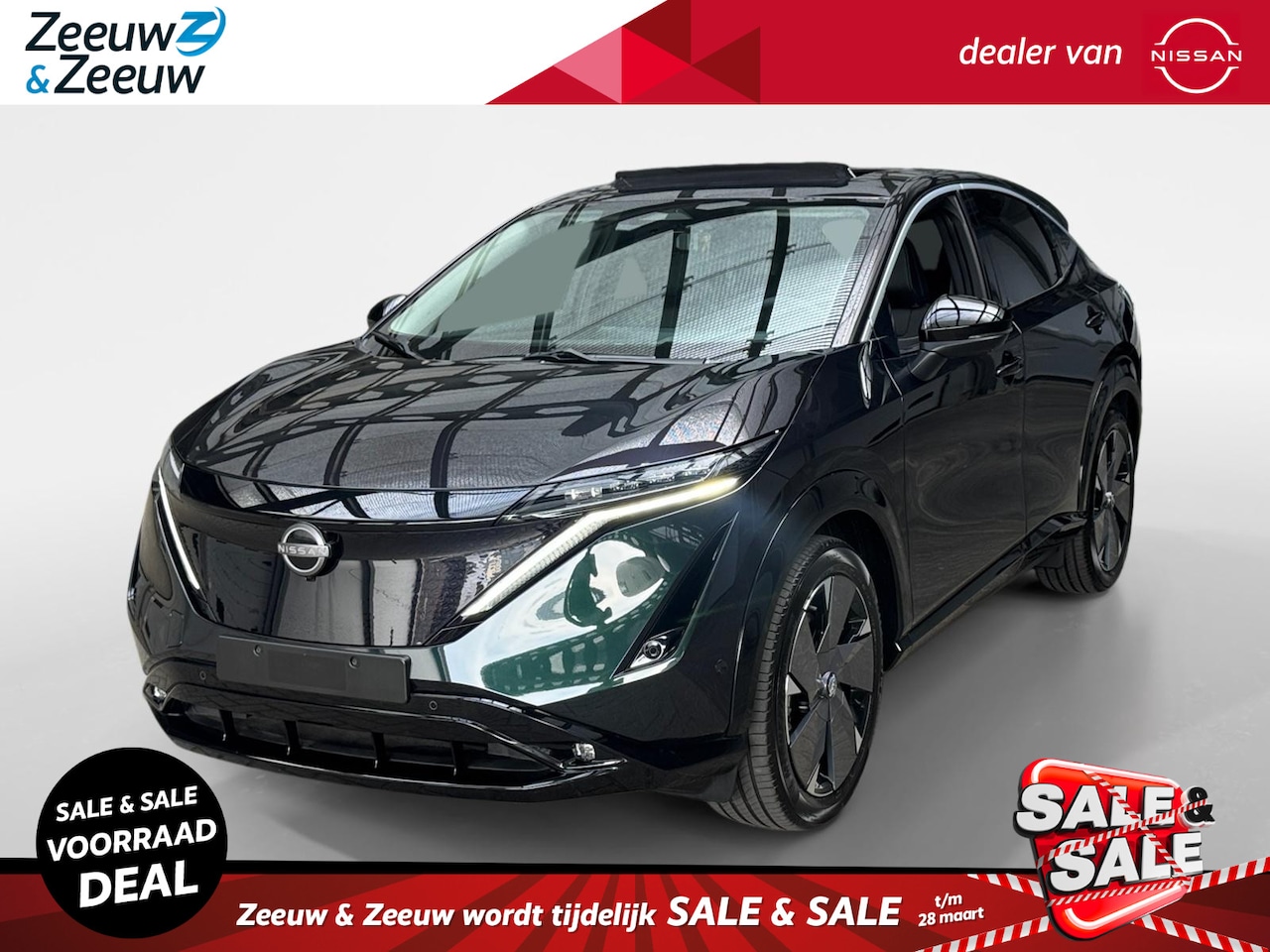 Nissan Ariya - Evolve 91 kWh |€3000,- VOORRAADKORTING  |Schuif-kanteldak| Stoelverwarming en Koeling voor - AutoWereld.nl