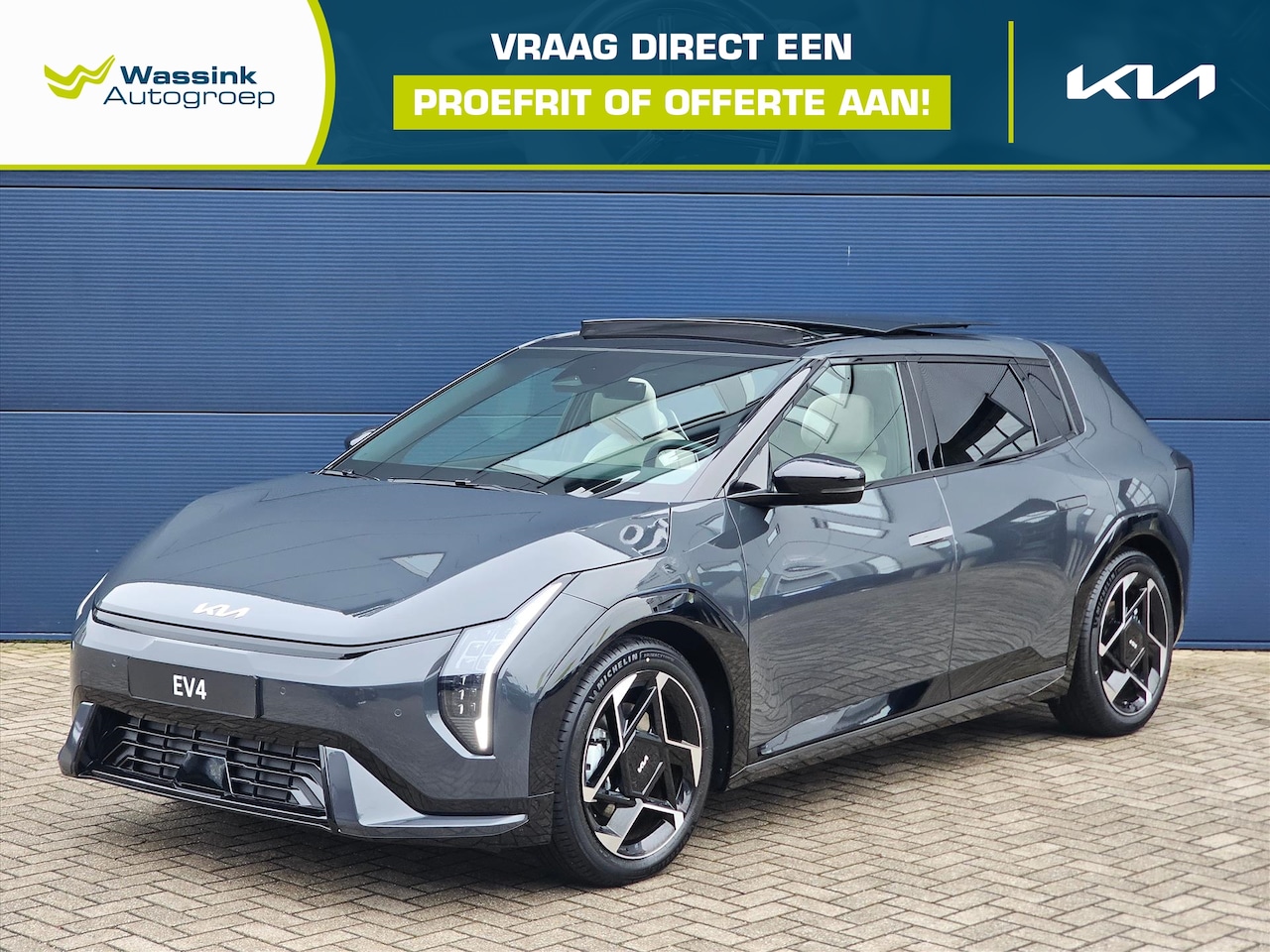 Kia EV4 - 81,4 kWh 204PK GT-Line | Navigatie | Stoelverwarming | Parkeersensoren | Parkeercamera | L - AutoWereld.nl