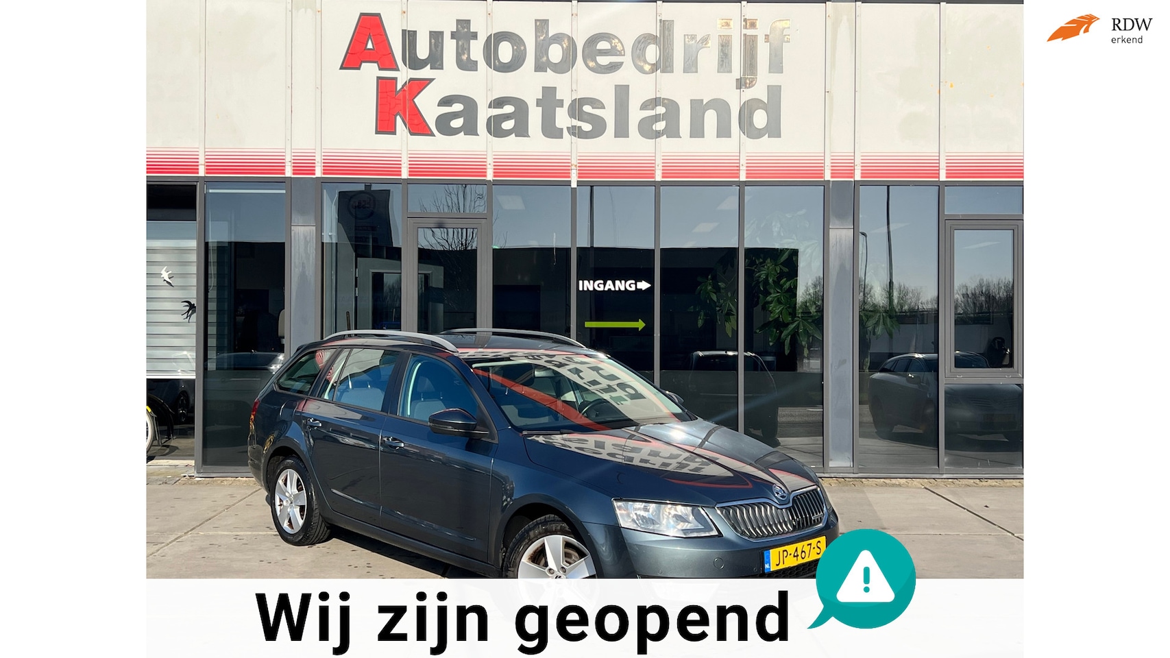 Skoda Octavia Combi - 1.6 TDI Greenline Businessline - Navi - Clima - Cruise - PDC - AutoWereld.nl