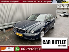 Jaguar X-type - 2.5 V6 Executive 183Dkm.NAP, AUTOMAAT, Leer, Clima, Navi, CC, PDC, Trekh, nw. APK – Inruil