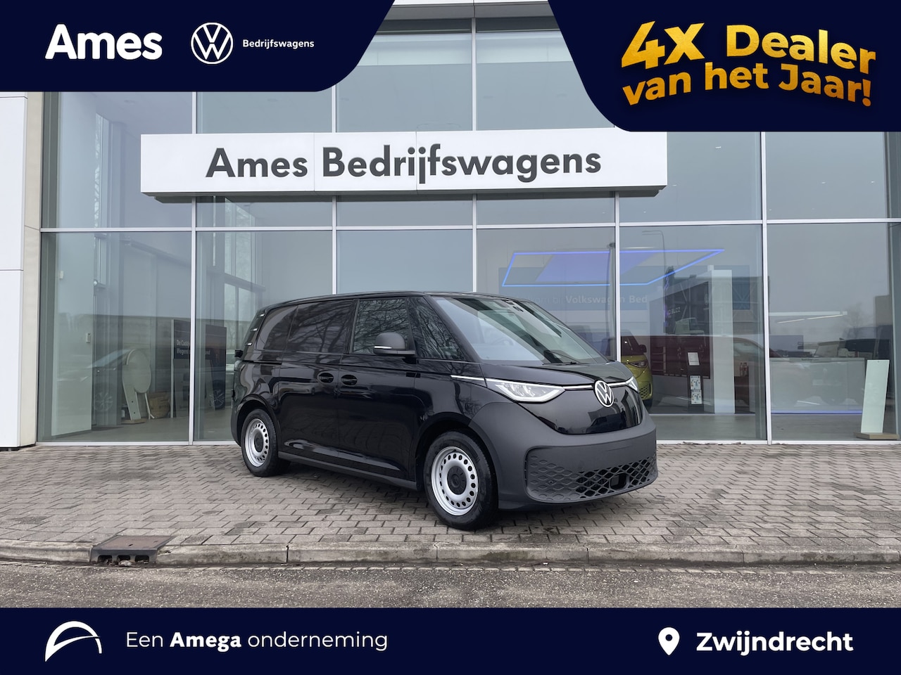 Volkswagen ID. Buzz Cargo - Economy Business 286PK | ACTIEPRIJS | trekhaak | 3 zits | achterdeuren - AutoWereld.nl