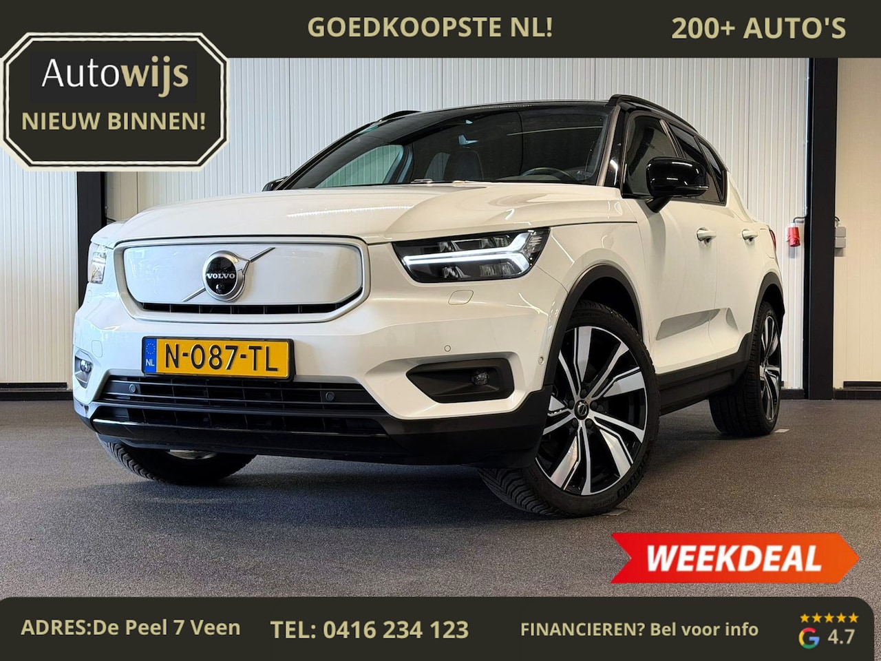Volvo XC40 - Recharge Pro|PANO|H&K|LED|TREKHAAK|MEMORY - AutoWereld.nl