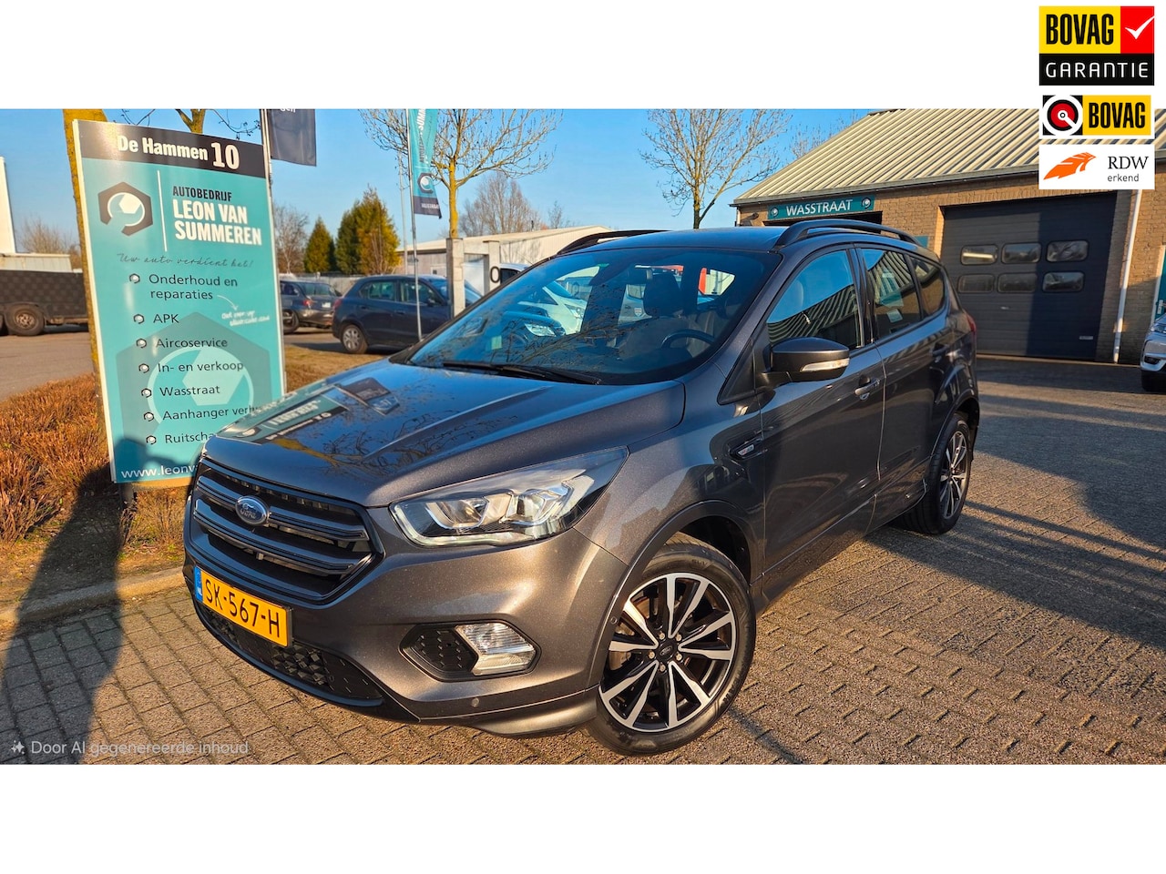 Ford Kuga - 1.5 EcoBoost ST Line l BTW Auto! l Trekhaak l Bluetooth l Parkeer sensoren l Clima control - AutoWereld.nl