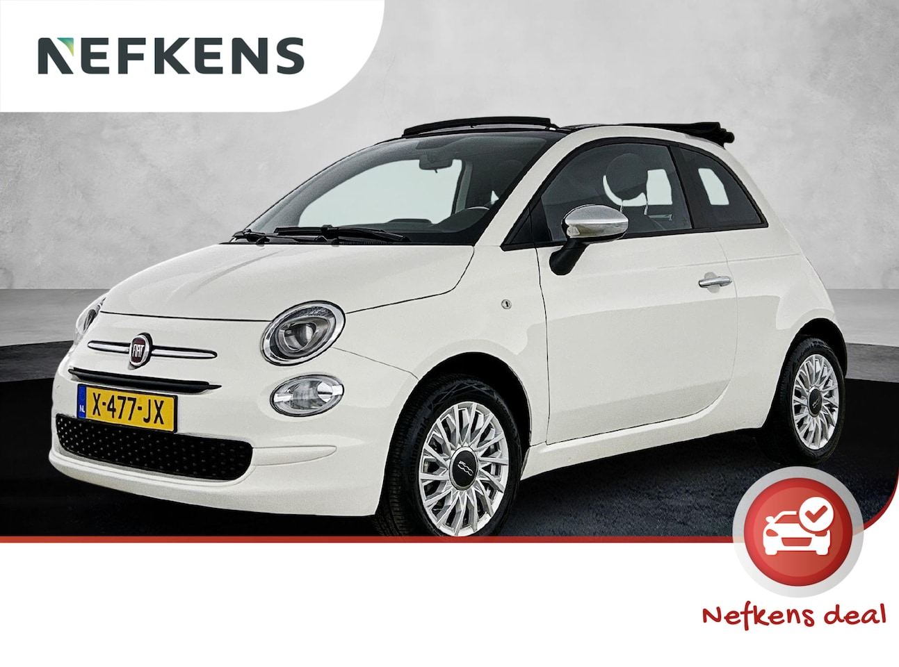 Fiat 500 C - 1.0 Hybrid 70pk | Bluetooth | 15"LMV | DAB | LED | - AutoWereld.nl