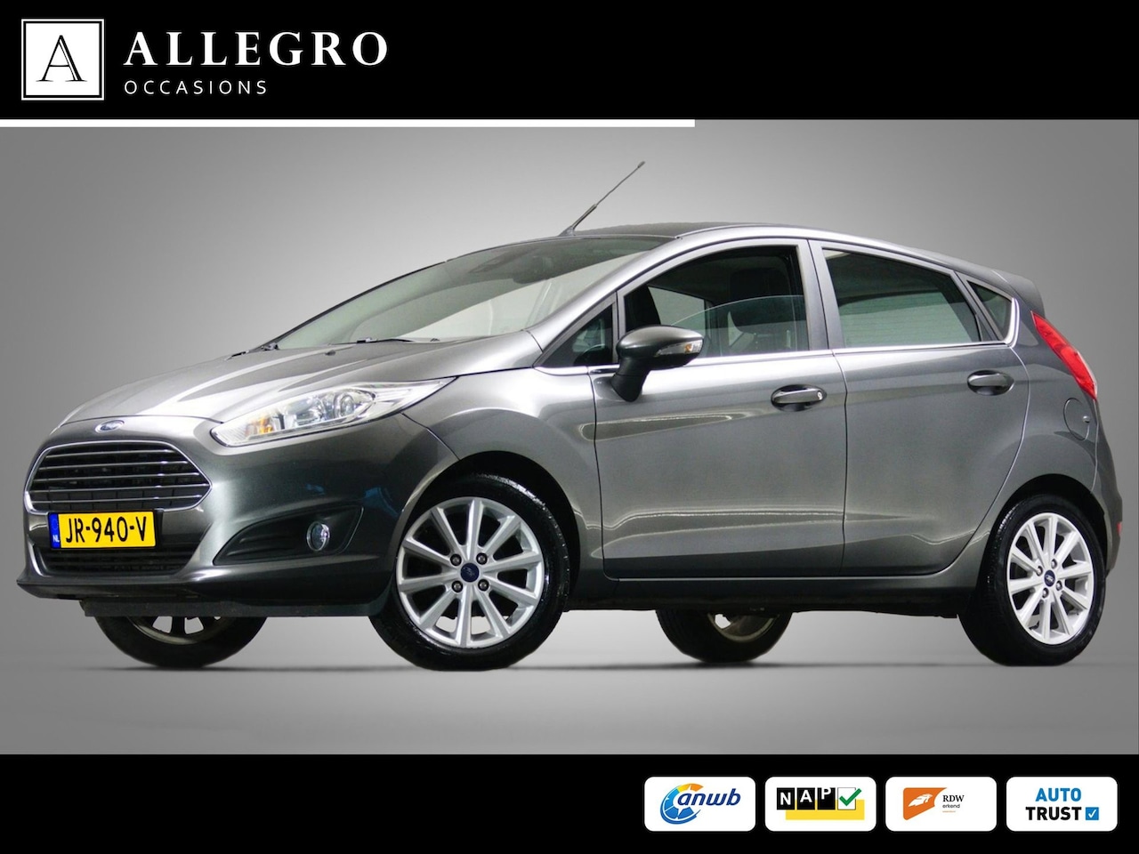 Ford Fiesta - 1.0 Titanium (NAVIGATIESYSTEEM, CLIMATE CONTROL, CRUISE CONTROL, PARKEERSENSOREN ACHTER, V - AutoWereld.nl
