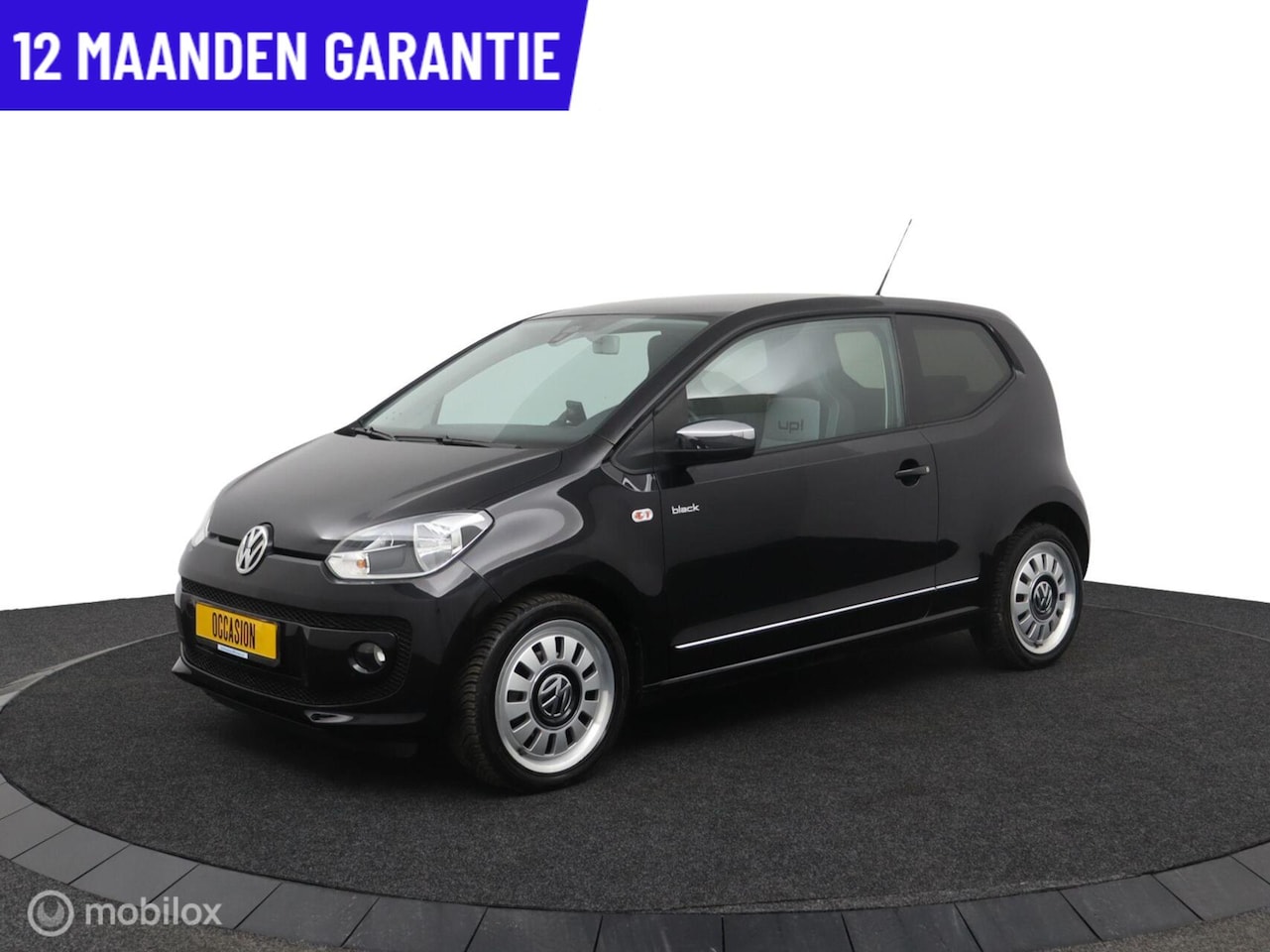 Volkswagen Up! - 1.0 Black Edition! Cruise PDC Airco stoelverwarming - AutoWereld.nl