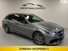 Mercedes-Benz C-klasse Estate - AMG 63 S KERAMISCH/SCHAALSTOELEN/PANO/HUD/KEYLESS/360CAMERA/DEALERONDERHOUDEN