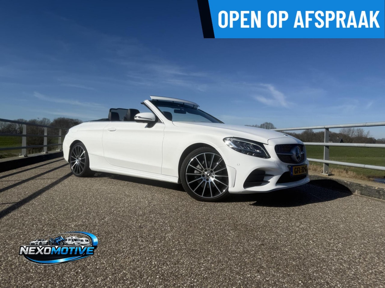 Mercedes-Benz C-klasse Cabrio - c200 AMG 19" AirScarf LED Mbux 19" - AutoWereld.nl