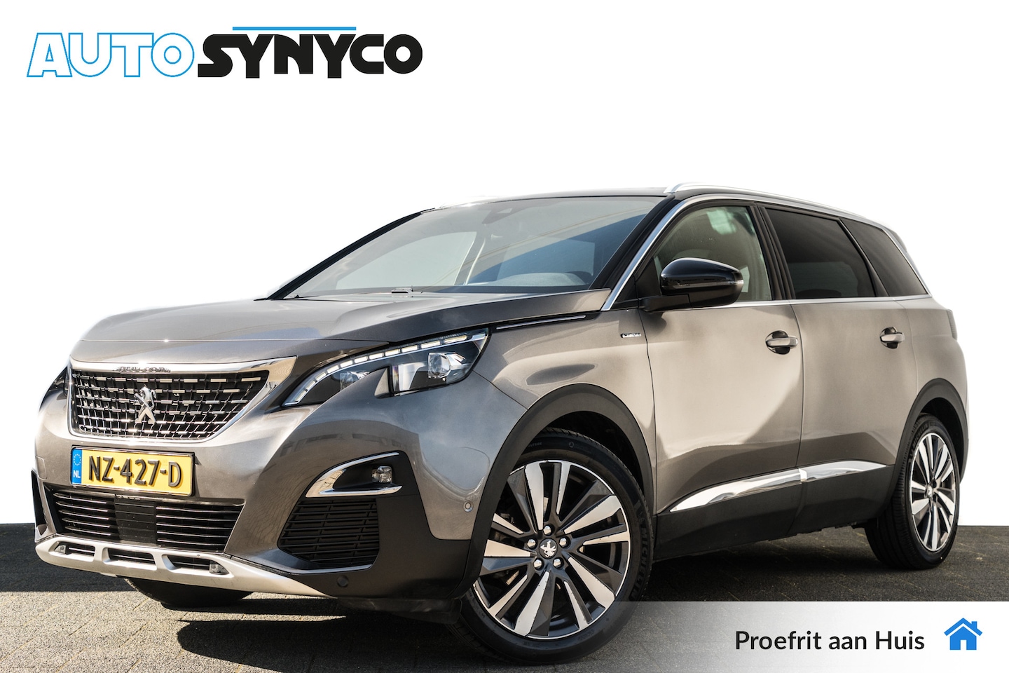 Peugeot 5008 - 1.2 130 Pk GT-Line | Panoramadak | Afn. Trekhaak | 19 inch LMV | Volledig onderhouden | Ca - AutoWereld.nl