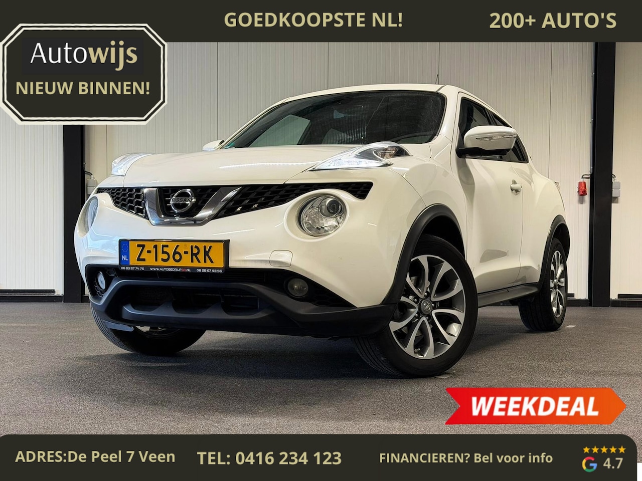 Nissan Juke - 1.6 Acenta|AUT|CAMERA|LED|GOED ONDERHOUDEN - AutoWereld.nl
