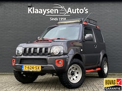Suzuki Jimny - 1.3 4WD Exclusive | leder interieur | airco | trekhaak | stoelverwarming | imperiaal | ele