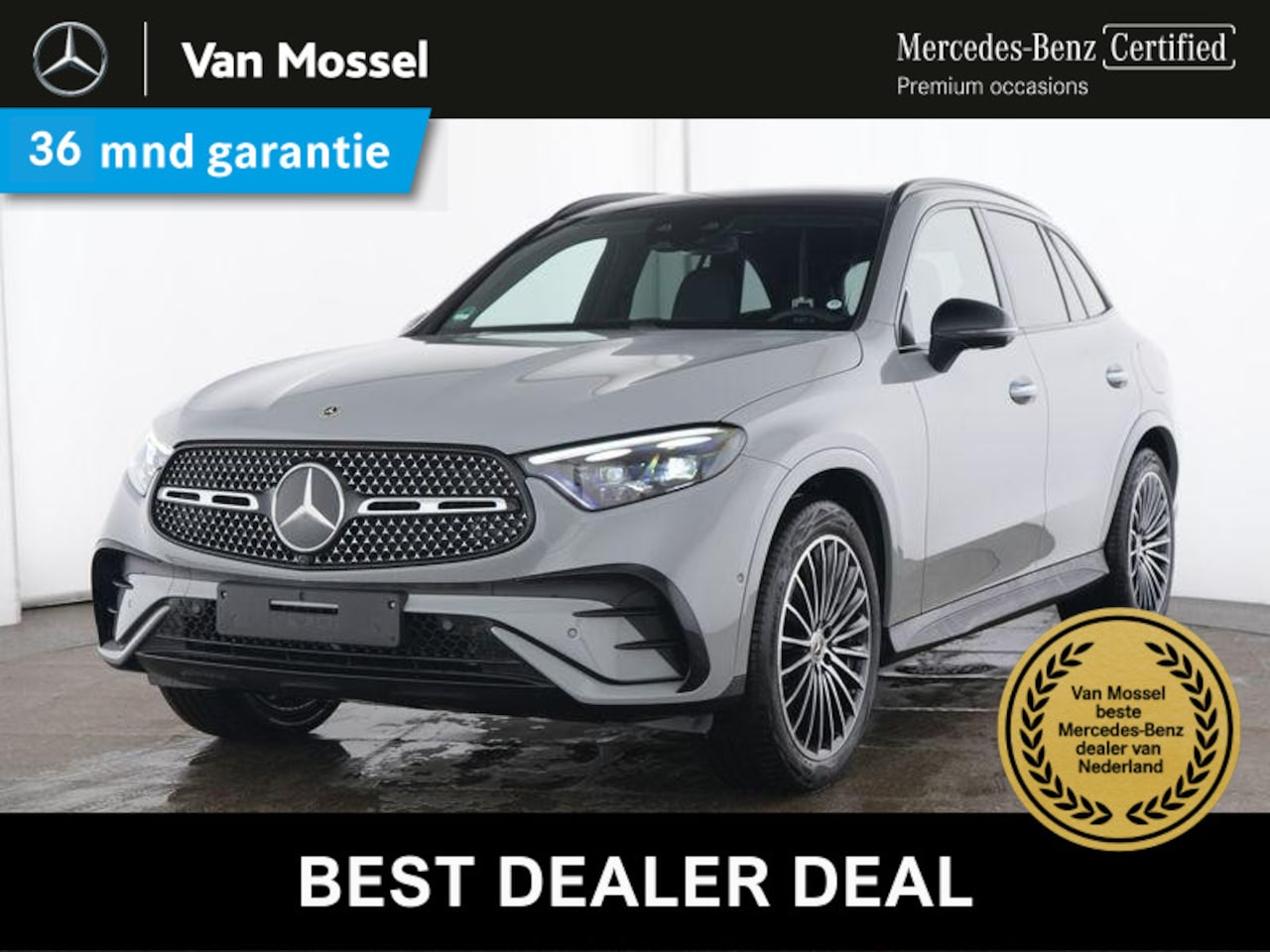 Mercedes-Benz GLC-klasse - 300e 4MATIC AMG Line Panoramadak / Burmester / Luchtvering / Winterpakket / Memory Seats / - AutoWereld.nl