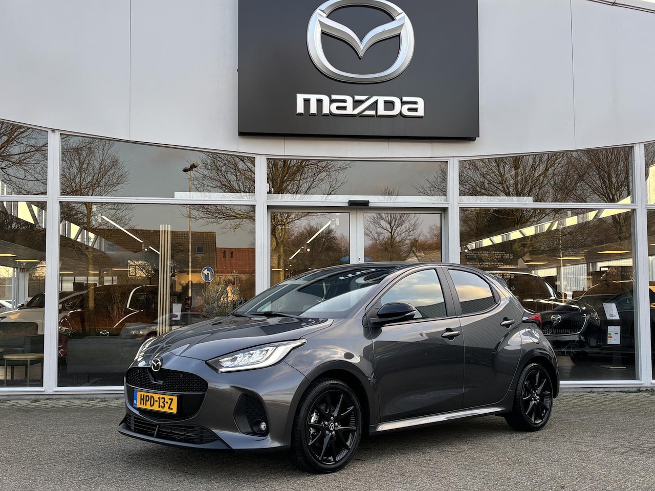 Mazda 2 Hybrid - 1.5 Homura Plus NL-Auto, Navigatie, Apple Carplay /Android auto, 17 inch LM Black, Cruise - AutoWereld.nl
