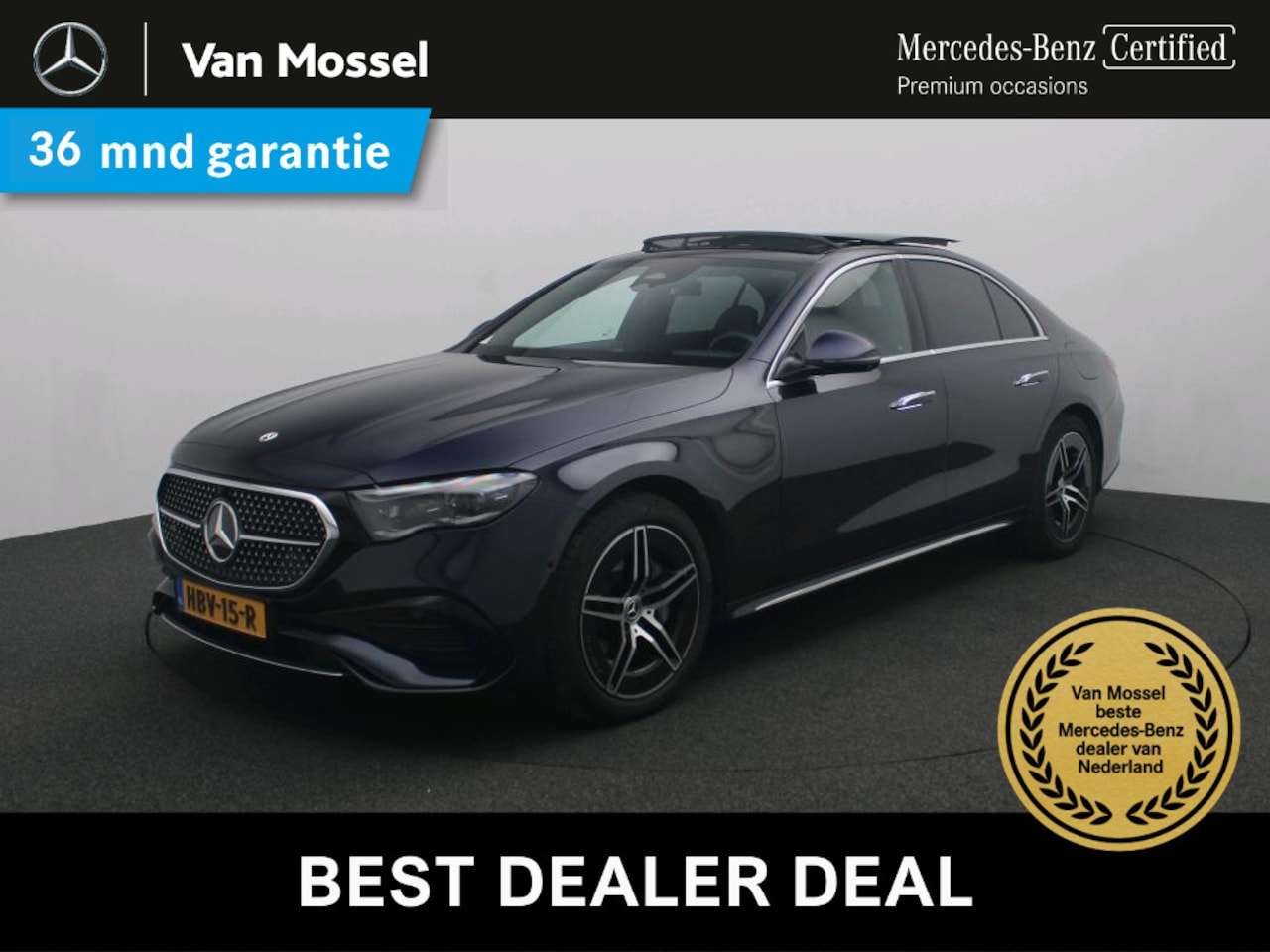 Mercedes-Benz E-klasse - 300 e AMG Line / Panoramadak/ SUPERSCREEN/ Burmester 4D/ 360 camera/ Stoelverwarming- & Ve - AutoWereld.nl
