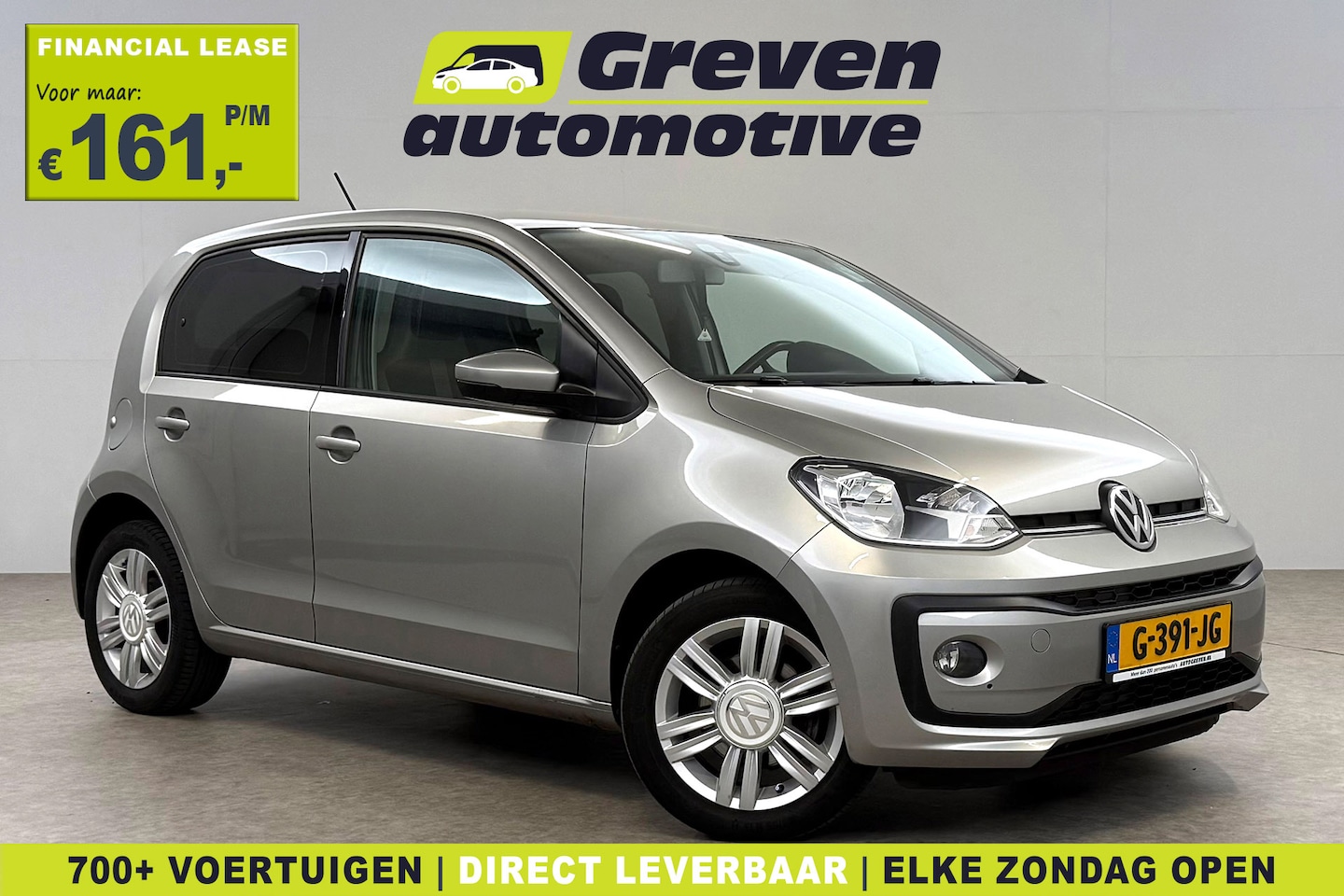 Volkswagen Up! - Up 1.0 BMT High | Airco | Cruise | LED | Parkeersens. | NAP - AutoWereld.nl
