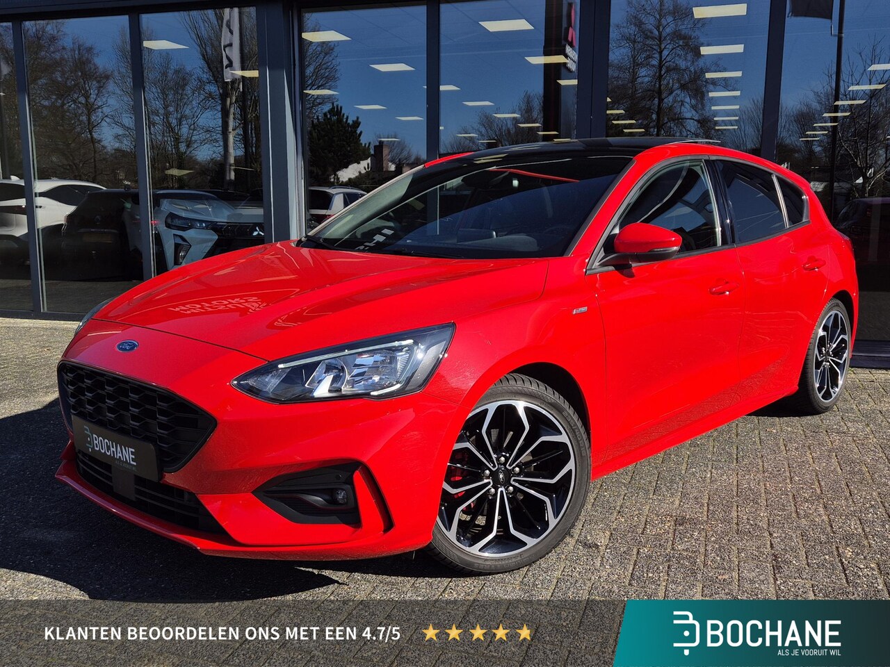 Ford Focus - 1.0 EcoBoost Hybrid ST Line X Business | Afneembare trekhaak | Navigatie | Panoramadak | - AutoWereld.nl