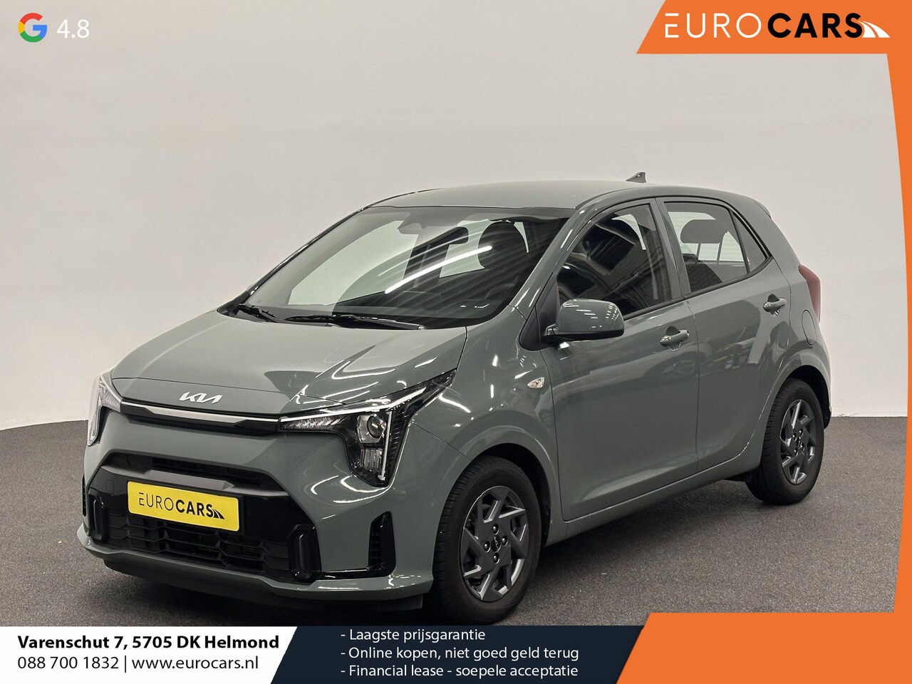 Kia Picanto - 1.0 DPI DynamicPlusLine Airco Navi Carplay Cruise Control Achteruitrij Camera LM Velgen La - AutoWereld.nl