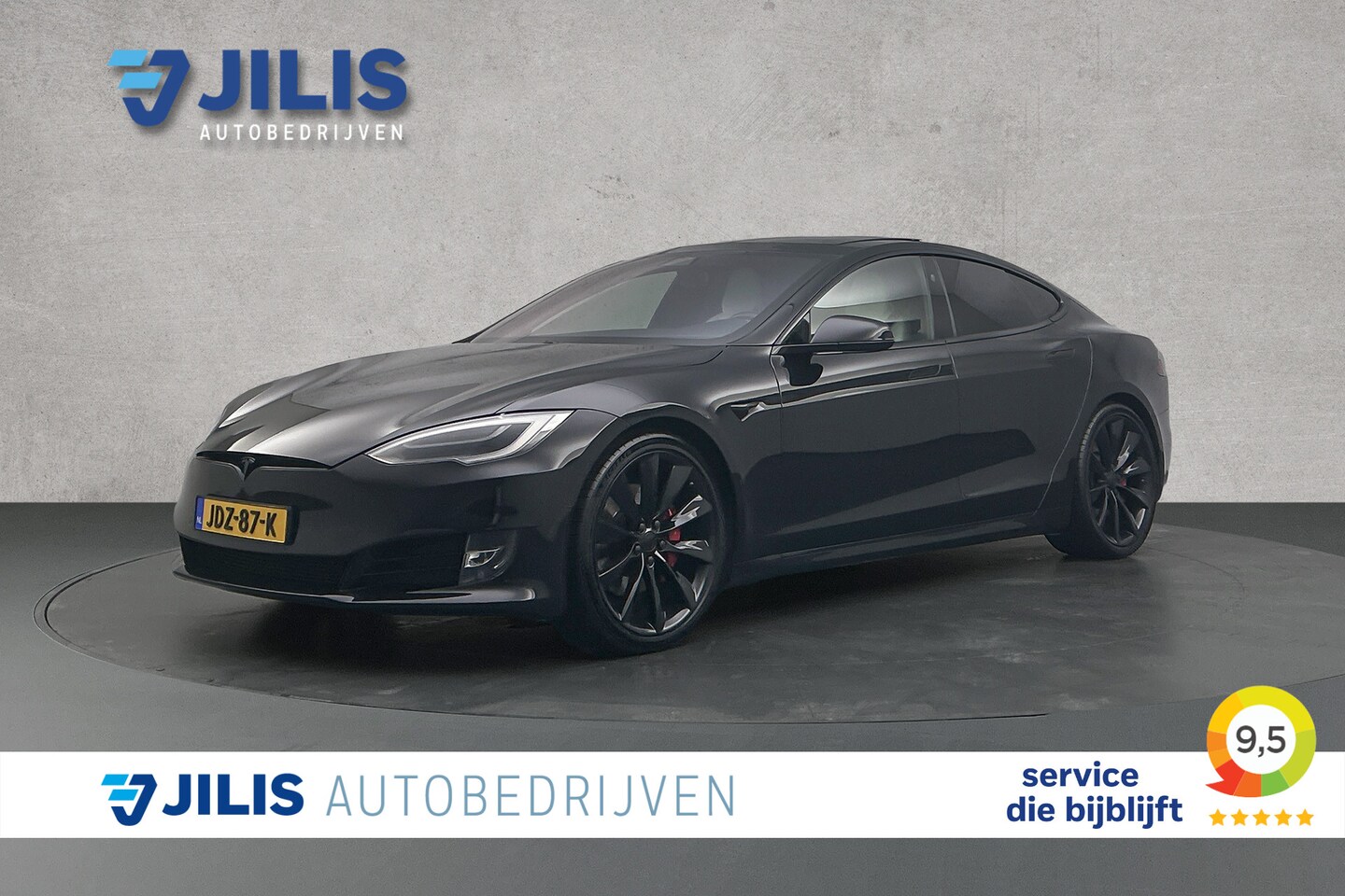 Tesla Model S - P100D Performance 612 PK | Black optiek | BTW | Lederen bekleding | Panoramadak | Rondomzi - AutoWereld.nl